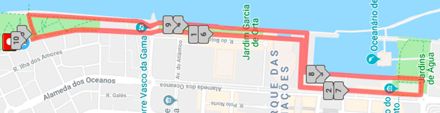 Percurso Prova 10 Km
